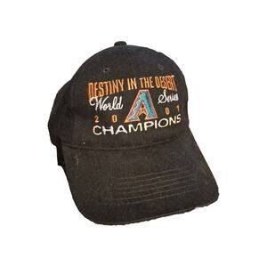 Arizona Diamondbacks 2001 World Series Champions Vintage Strapback Cap Hat